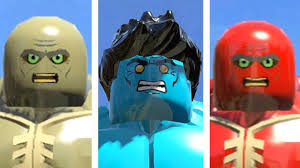 He wears no trousers, has bony extrusions from the body, a bald head, and is dark tan in colour. 82 Gmac Gaming Ideas Lego Marvel Super Heroes Lego Marvel Red Hulk