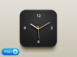 Clock Ios Icon Psd Ios Icon Clock Icon Clock