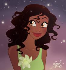 Tiana Hair Down By Princekido On Deviantart Disney Princess Tiana Disney Fan Art Tiana And Naveen