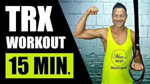 15 Minute Trx Suspension Training Workout Intense Trx Workout Routine With Woss Suspension Trainer