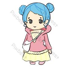 Gambar versi kanak kanak lelaki dan perempuan kartun q yang tersedia untuk kegunaan komersil kisah babak versi q kartun png dan psd untuk muat turun percuma Gambar Kartun Anime Comel Gadis Kecil Percuma Elemen Grafik Psd Percuma Muat Turun Pikbest