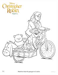 Easy and free to print madeline coloring pages for children. Madeline Coloring Page From Disney Christopher Robin Mama Likes This