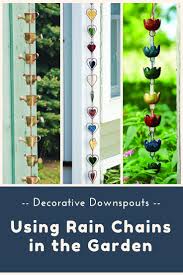 The method of firing was done in an electric kiln to cone 5 (2185 degrees fahrenheit). Decorative Downspouts Using Rain Chains In The Garden Gardening Know How S Blog
