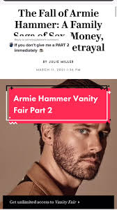 Reply to @johnnysjukebox #armiehammer #vanityfair article #part2  #justiceforcaseyhammer @caseyhammer0 #survivingmybirthright #hammertime