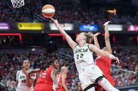 Clark has triple-double to lead Fever past Sky 93-58 as tempers flare after  hard foul in 3rd quarter - The Washington Post