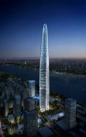 Due to airspace regulations, it has been redesigned so its height does not exceed 500 meters above sea level. Wuhan Greenland Centre Tt Architecture