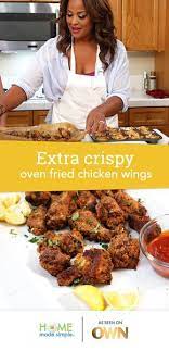 Bursting With Flavor And Extra Crispy Who Knew That Oven Fried Chicken Wings Could Tas Oven Fried Chicken Recipes Fries In The Oven Chicken Wing Recipes Fried