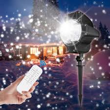 Led Snowfall Lightcamtoa Christmas Rotating Fairy Snowflake Projector Lamp With Wireless Remote Christmas Projector Holiday Party Decorations Christmas Lights