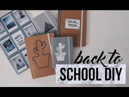 Back To School Diy Samantha Van Der Leest Youtube Backtoschoolsupplies School Diy School Books Diy Diy Back To School Supplies