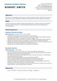 Resume with no experience can be amazing, no matter your personal background. Graduate Student Resume Samples Qwikresume