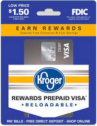 Kroger grocery stores no longer accept visa credit cards. Prepaid Debit Card Kroger Rewards Prepaid Visa