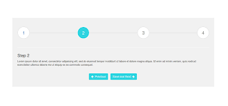 Bootstrap Round Shape Step By Step Wizard Steps Design Shapes Resume Cv