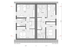 6,03 m x 10,00 m. Kleines Doppelhaus D 15 106 3 D 15 108 3 Schworerhaus