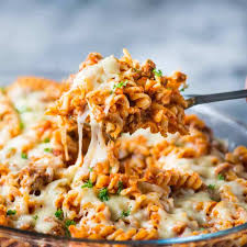Our Favourite Pasta Bake Tangy Tomato Sauce Spicy Italian Sausage And Lots Of Cheese Sausage Pasta Recipes Italian Sausage Recipes Pasta Baked Pasta Recipes