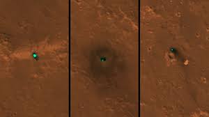 Members of nasa's perseverance mars rover team in mission control at the jet propulsion laboratory in nasa has done this before. Mars Insight Lander Seen In First Images From Space Nasa S Mars Exploration Program