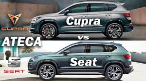 Geniessen sie im neuen cupra ateca das nahtlose parkieren und das berührungsfreie öffnen des kofferraums. 2020 Cupra Ateca Vs Seat Ateca See The Diferences Suv Compare Youtube