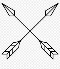 You can make your designs more beautiful with red arrow marks. Cross Arrows Coloring Page Crossed Arrows Clipart Png Download 436412 Pikpng