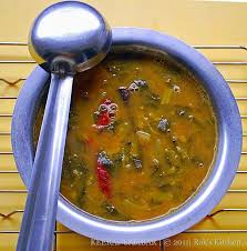 Keerai Sambar Recipe South Indian Sambar Recipes Raks Kitchen Recipe Recipes Sambar Recipe South Indian Indian Sambar Recipe
