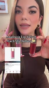 Anastasia Lip Velvet 👌 #ABH #anastasiabeverlyhills #anastasia #lipvelvet  #lipvelvetmatte #tiktokshopfinds #tiktokshopcybermonday  #tiktokshopblackfriday #tiktokshopping #blackfridaysale ...