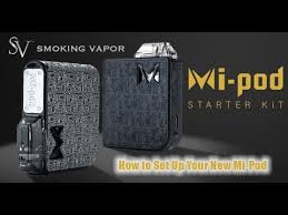 The pins on your pod can be manipulated slightly with your fingernail. How To Set Up The Mi Pod Starter Kit By Smoking Vapor Youtube