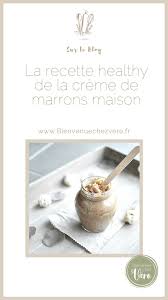 La Recette Healthy De La Creme De Marrons Maison En 2020 Recette Healthy Creme De Marron Recette