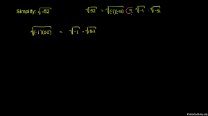 Simplifying Roots Of Negative Numbers Video Khan Academy We are about to consider expressions involving variables inside of square roots.