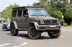 It was first created for military use in the 1970s but later adapted for civilian use by adding more refinement and luxury features. 2022 Mercedes Benz G Class 4x4 Squared Spy Shots And Video Luxury Monster Truck Set For Return