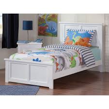 Under this bed frame there is an extra bed and 2 drawers for the quilt and pillow. Atlantic Madison White Twin Bed With Matching Footboard Overstock 14294650
