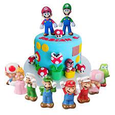Sized included 4, 6, 8 & 10 cake layers and fillings: Buy Super Mario Cake Topper Cake Toppers Picks For Kids Birthday Party Baby Shower Cake Decorations Super Mario 8 Pcs Online In Indonesia B07wllcwbw