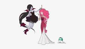 Finn the boy, and jake the dog, experience wild adventures in the magical world of the land of ooo. And Muffin As Princess Bubblegum Adventure Time Princess Marceline 500x426 Png Download Pngkit