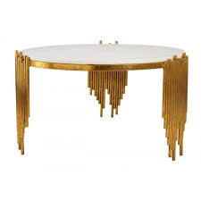 Gold Metal Sculpted Legs White Marble Top Cocktail Table Marble Cocktail Table Round Gold Coffee Table Cocktail Tables