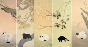 Traditional japanese cat with fan.hand drawn cat vector. Famous Japanese Painter S Centuries Old Cat Artwork Proves Japan Has Always Loved Felines Soranews24 Japan News