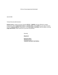 Sample Employment Offer Letter Letterhead Date To Whom It May Concern