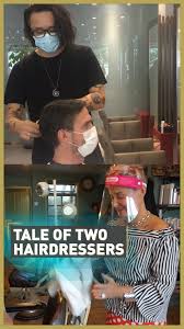 Beauty hairdresser salon woman logo vector circle. A Tale Of Two Hairdressers Pandemic Experiences From The Uk And China Cgtn