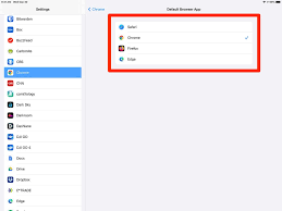 Is it possible to make chrome the default browser? How To Change The Default Web Browser On An Ipad