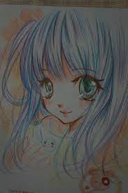 Anime, cartoon, colored pencil drawing, anime poster, anime drawing, original hand made drawing, cartoon drawing, pencil portrait, custom. Coloring Pencils For Manga Lasopaskill