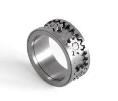 Pin By Doug I On Longingly Accessorized Gear Ring Jewelry Wedding Rings