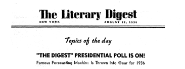 Two Lessons Of Sampling Bias From 1936 Us Elections By Ozan Ozbey Medium