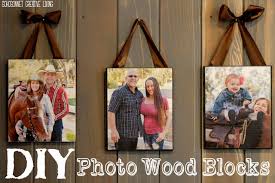 Diy Wood Picture Blocks Sohosonnet Creative Living Crafts With Pictures Picture On Wood Wood Diy