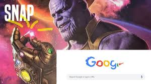 Google celebrates 10 years of chrome with birthday edition dinosaur game , bot inside:) zerg rush will attack and destroy your google search results. Thanos Snap Effect On Google Results Check Out What Happens When You Type Thanos In Google Search Youtube