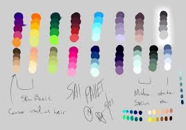 Sai Color Pallet Chart By Darkly1 On Deviantart Color Palette Challenge Color Pallets Color