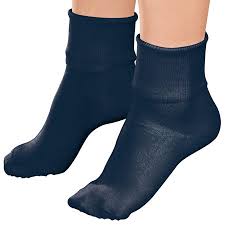 Buster Brown Women S Low Cut Ankle Socks 100 Cotton Elastic Free Navy Blue Small 3 Pair