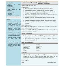 resume articleship ca firm