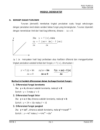 Jika mungkin ubalah fungsi implisit, menjadi fungsi eksplisit y = g(x), kemudian diferensiasikan. Modul Matematika Ekonomi