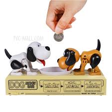 Custom plastic piggy banks make affordable and desired promotional giveaways for a variety of applications, including banks & credit unions, school saving programs, tradeshows and more. Wholesale Double Dog Eating Coin Piggy Bank Money Saving Box From China Tvc Mall Com