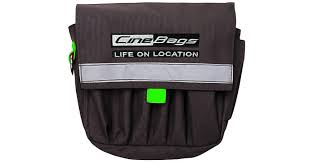CineBags CB-03 AC Pouch (Black with Lime Green Webbing)