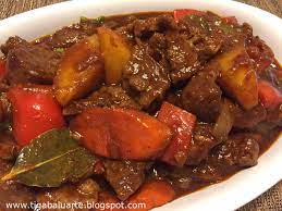 Print the recipe here on my website: Beef Mechado Recipe