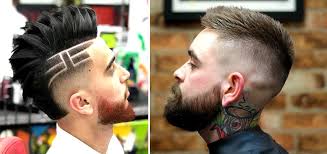This parted fade smooths hair to one side for a great work look everyone will respect you for. 20 Popular Fade Haircuts With Beard Styles Men S Style