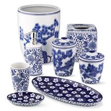 White ceramic canister, old fashioned kitchen canisters, ceramic kitchen canister set, decorative canister sets kitchen, black and white canister set, ceramic canister sets, bathroom disney girls room ideas. Blue And White Ceramic Soap Dispenser Bathroom Accessory Set Williams Sonoma