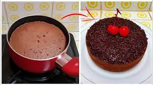 Cara Membuat Bolu Coklat 2 Telur Tanpa Oven Tanpa Kukusan Youtube Kue Makanan Resep Kue Mudah